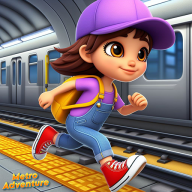女孩地铁奔跑冒险 v1.0安卓版