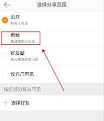 微博关注的人如何设置仅自己可见