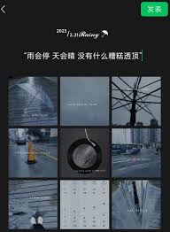 醒图怎么添加雨水