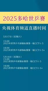 2025多哈世乒赛在哪里可以看直播