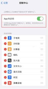 苹果iPhone手机应用内控制中心无法使用怎么办