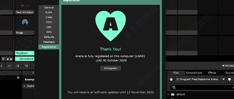 resolume arena7【vj音视频软件】破解补丁 v7.3.0 系统其他