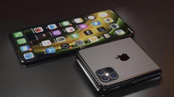 iphone折叠屏手机外观图片展示-苹果折叠屏手机上市及
