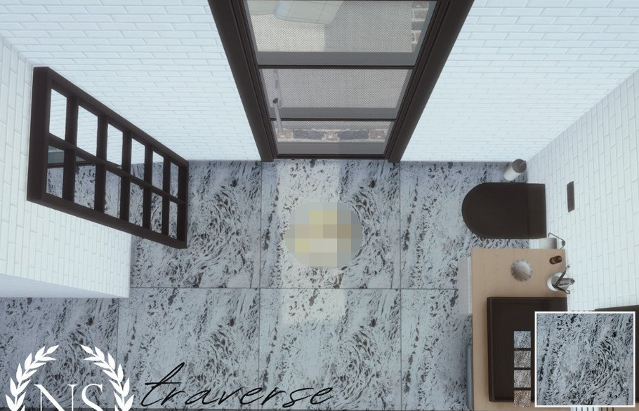 模拟人生4现代的大理石地板MOD