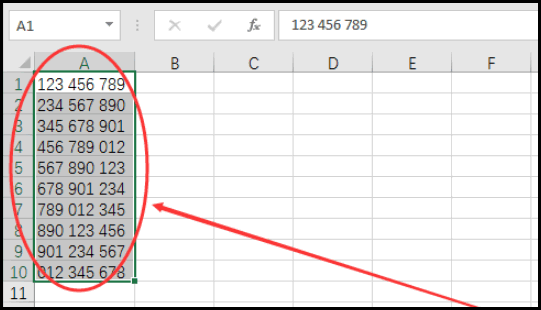 Excel如何分割一列單元格的內容