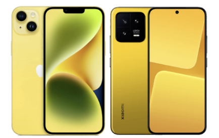 iphone14黄色和小米13飓风黄哪个更好看