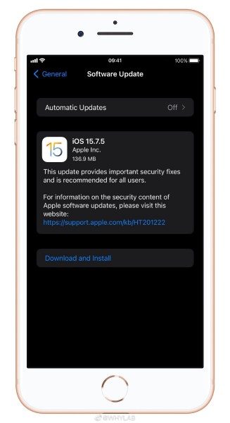 iOS15.7.5正式版更新了什么