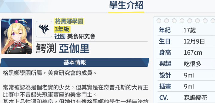 蔚蓝档案鳄渊亚伽里定位是什么-鳄渊亚伽里定技能效果介绍-游戏论