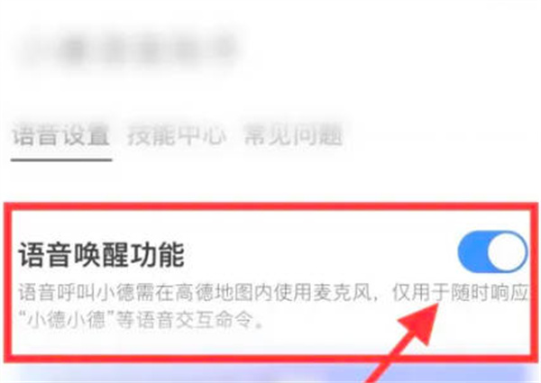 高德地图怎么开启语音唤醒功能