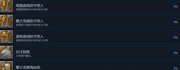 雾锁王国成就完成方法大全