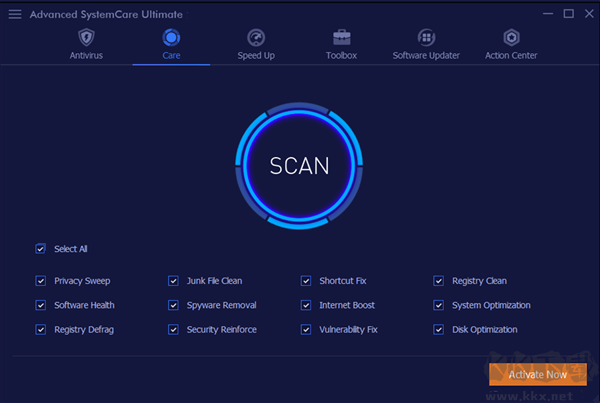 Advanced SystemCare Ultimate(清理优化杀毒软件)