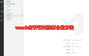 vscode如何打开调试控制台