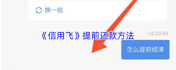 信用飞如何进行延期还款