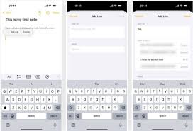 iOS 17备忘录应用怎么添加笔记链接