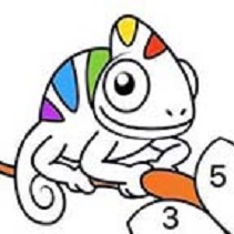 按数字填色的填色书 2.2.2
