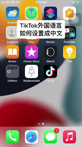 tiktok如何设置成中文