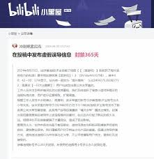 B站账号为何被禁封一年