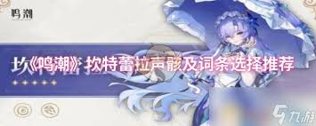 鸣潮中坎特蕾拉声骸该怎么选