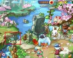 洛克王国月光桃源如何过桥