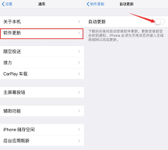 如何在iPhone上关闭自动更新应用