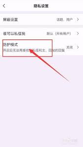 虎扑如何开启防护模式