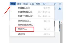 搜狗浏览器如何打印