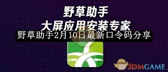 野草助手2月10日口令码更新
