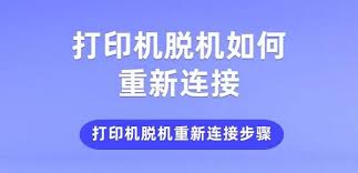 如何重新连接脱机的打印机