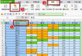 wps电脑如何快速筛选表格数据