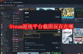 Steam游戏平台截图保存位置在哪