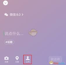 微信8.0状态背景别人能看到吗