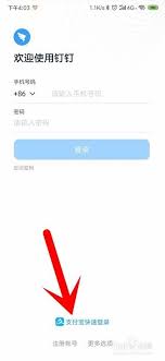 钉钉如何用支付宝登录