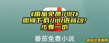 番茄小说离线语音如何下载