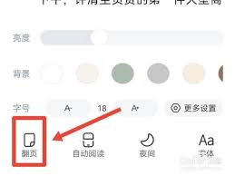 长佩阅读如何设置翻页功能