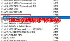 ToDesk听不到声音怎么办