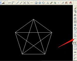 autocad2007如何绘制五角星图形