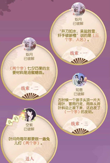 遇见逆水寒8月4日驿站小报答案一览
