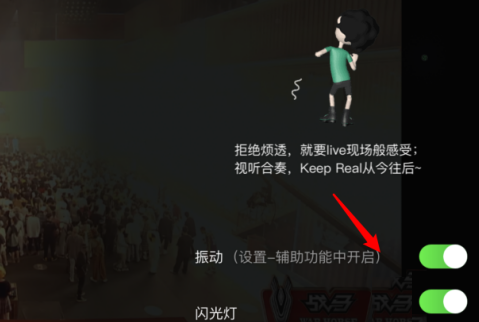 爱奇艺蹦迪模式怎么设置