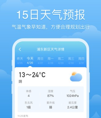 心晴天气