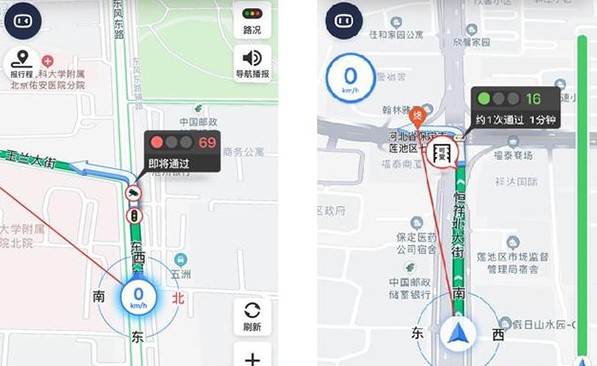 百度地图红绿灯倒计时在哪打开