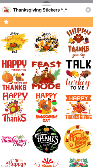 ThanksgivingStickers^_^