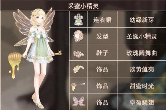 奇迹暖暖采蜜小精灵主题怎么搭配