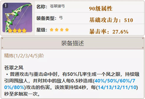 原神温迪用什么武器比较好