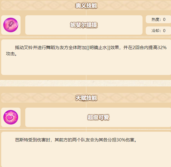 四叶草剧场芭斯特技能是什么