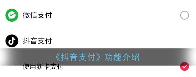 抖音支付有手续费