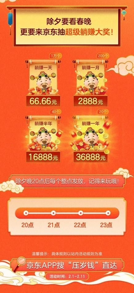 2021京东压岁钱活动怎么参加