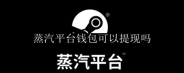 蒸汽平台钱包可以提现吗