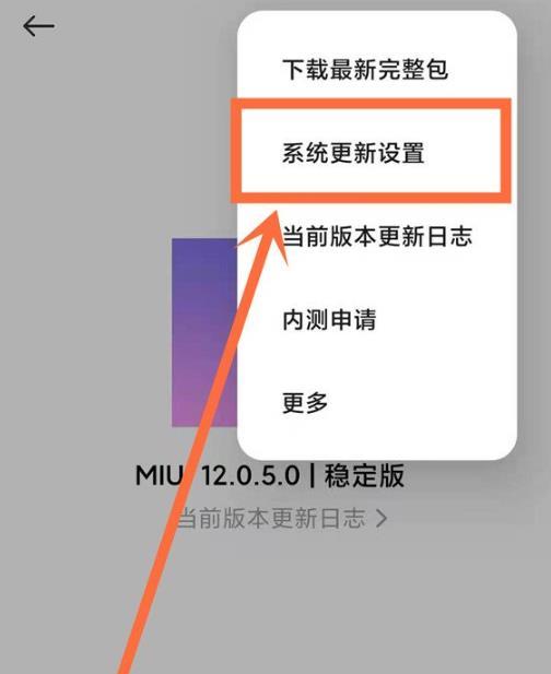 红米k40系统自动更新在哪关