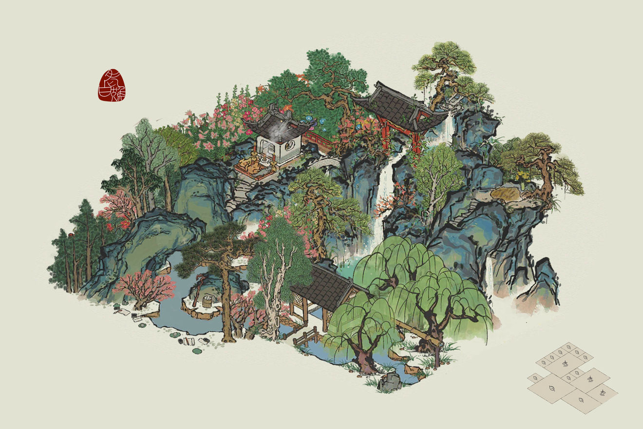 江南百景图鱼跃龙门布局怎么弄