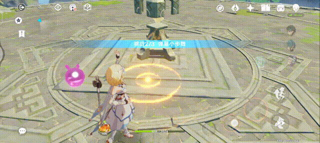 原神手游弹幕小舞步怎么做